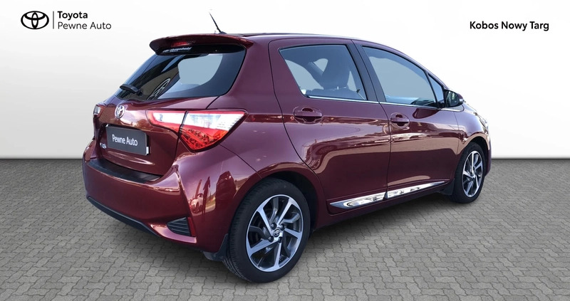 Toyota Yaris cena 57900 przebieg: 72478, rok produkcji 2017 z Zawidów małe 191